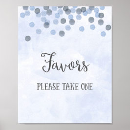 Favors Wedding Poster Print