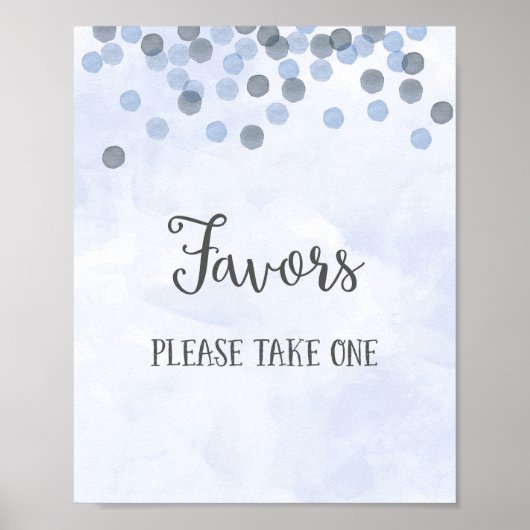Favors Wedding Poster Print (Voorkant)