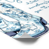 Favors ya'll Chinoiserie Boots Vrijgezellenfeest t Poster (Hoek)