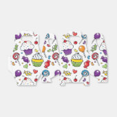 Favour Box - Zoete Cupcakes Bedankdoosjes (Uitgevouwen)