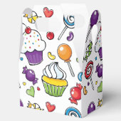 Favour Box - Zoete Cupcakes Bedankdoosjes (Geopend)