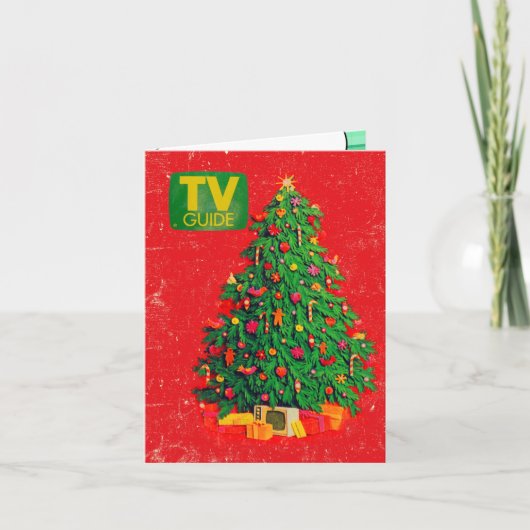 Favourite TV Christmas Shows Card Kaart (Voorkant)