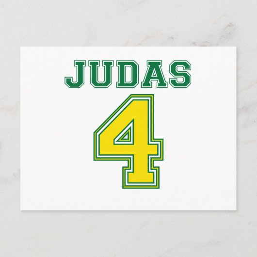 Favre Judas Briefkaart (Voorkant)