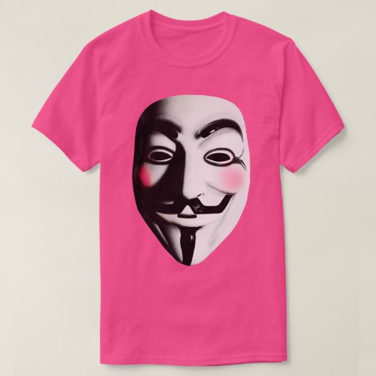 Fawkes Mask T-shirt (Design voorkant)