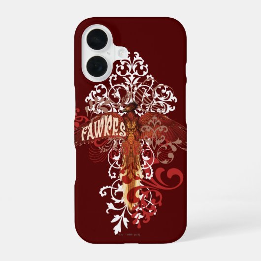 Fawkes Spread Wings iPhone 16 Hoesje (Achterkant)