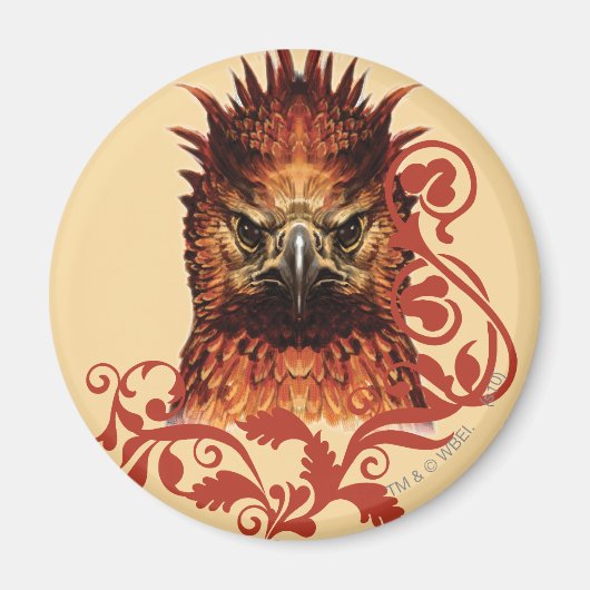Fawkes staart magneet (Voorkant)