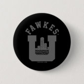 FawkesU Gray Skyline Button (Voorkant)
