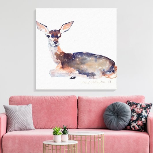 Fawn 2003 canvas afdruk (Insitu (Woonkamer))