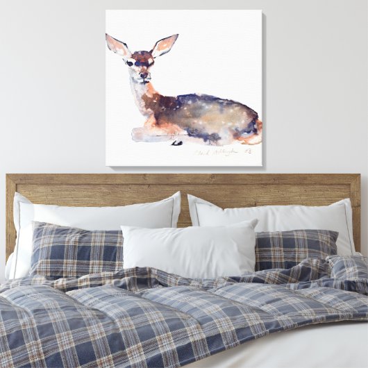 Fawn 2003 canvas afdruk (Insitu (Slaapkamer))
