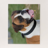 Fawn and White Boxer Puppy Dog Legpuzzel (Verticaal)