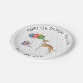 Fawn and White Italiaanse Greyhound Cute Dog Birth Papieren Bordje (Gekanteld)