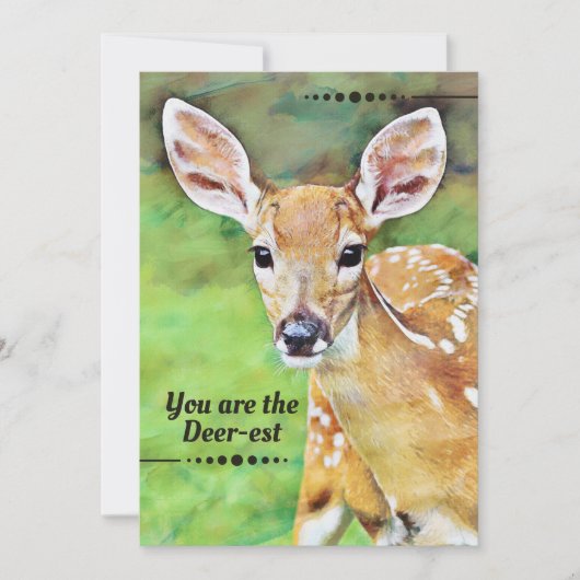 Fawn Baby Deer Beste pun (Voorkant)