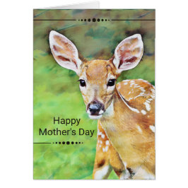 Fawn Baby Deer Happy Moederdag