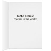 Fawn Baby Deer Happy Moederdag (Binnen (Rechts))