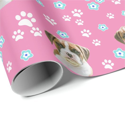 Fawn Boxer Dog Cadeaupapier (Rol Hoek)