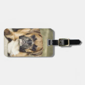Fawn Boxer Pup Bagagelabel (Voorkant horizontaal)