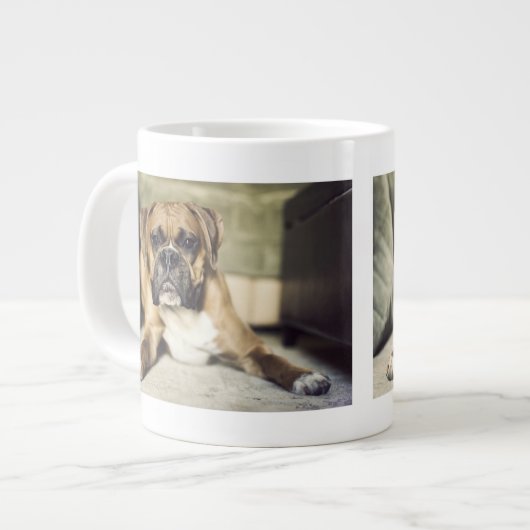 Fawn Boxer Pup Grote Koffiekop (Links)