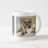 Fawn Boxer Pup Grote Koffiekop (Voorkant rechts)