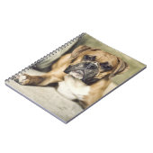 Fawn Boxer Pup Notitieboek (Linkerzijde)