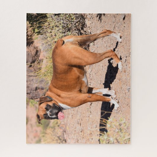 Fawn Boxer Puppy Dog Legpuzzel (Verticaal)