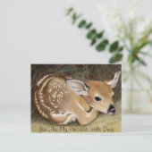 Fawn Briefkaart (Staand voorkant)