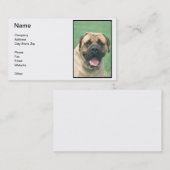 Fawn Bullmastiff Visitekaartje (Voorkant / Achterkant)