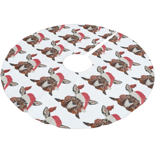 FAWN & CARDINAL CHRISTMAS KERSTBOOM ROK (Gekanteld)