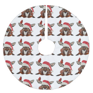 FAWN & CARDINAL CHRISTMAS KERSTBOOM ROK