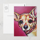 Fawn Chihuahua 2 Briefkaart (Voorkant / Achterkant)