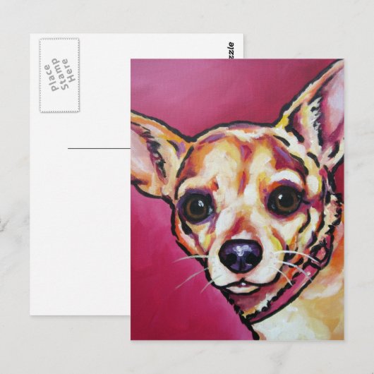 Fawn Chihuahua 2 Briefkaart (Voorkant / Achterkant)