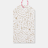 Fawn Confetti Waterverf Stippen Gift Label Cadeaulabel (Achterkant)