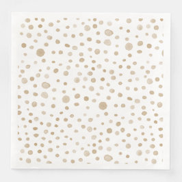 Fawn Confetti Waterverf Stippen Papier servet