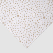 Fawn Confetti Waterverf Stippen Tissue Paper Tissuepapier (Detail)