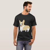 Fawn Corgi T-shirt (Voorkant volledig)