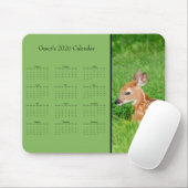 Fawn - Customizable full year 2026 calendar Muismat (Met muis)