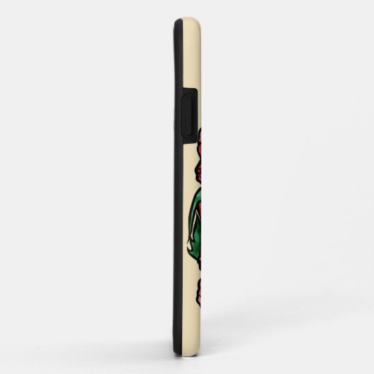 Fawn Deer Red Roses Case-Mate iPhone Case (Achterkant/rechts)