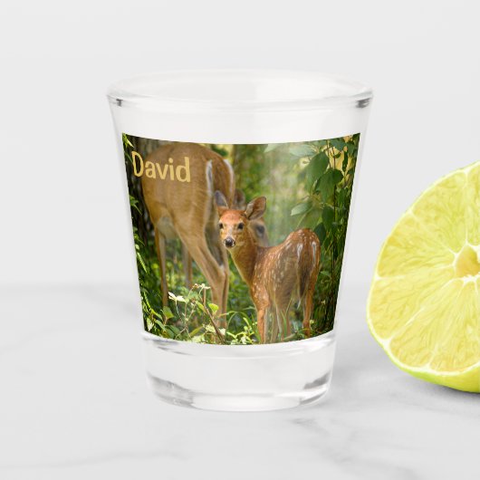 "Fawn" Drink Shot Glass Shot Glas (Voorkant)