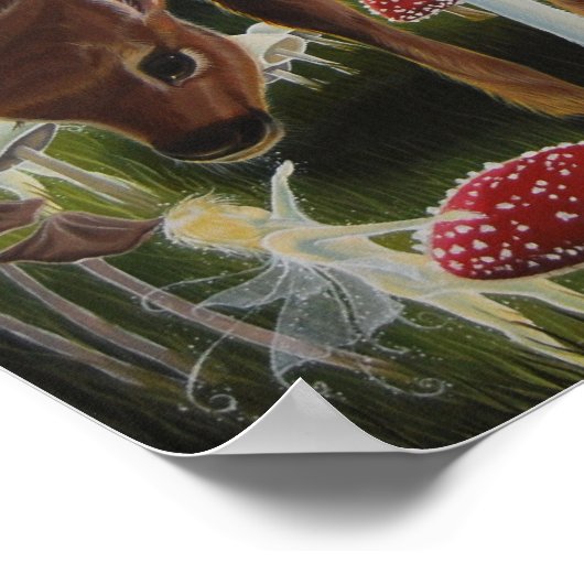 Fawn Faery Ring, Faery Portal Canvas Print (Hoek)