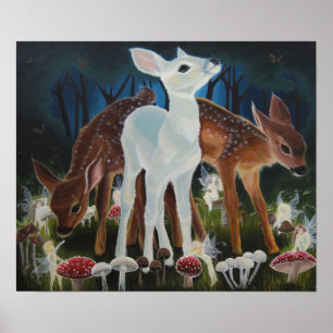 Fawn Faery Ring, Faery Portal Canvas Print