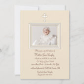 Fawn Foto Religieuze Uitnodiging (Voorkant)