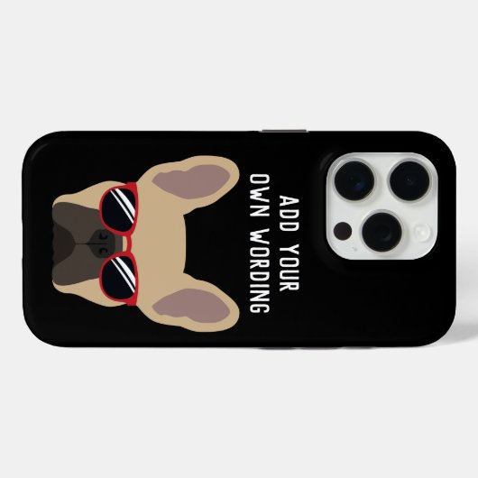 Fawn Franse Bulldog telefoonhoesje Case-Mate iPhone Case (Achterkant (horizontaal))