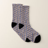 Fawn French Bulldog Blue Socks Sokken (Paar)