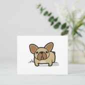 Fawn Frenchie Briefkaart (Staand voorkant)