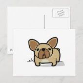 Fawn Frenchie Briefkaart (Voorkant / Achterkant)