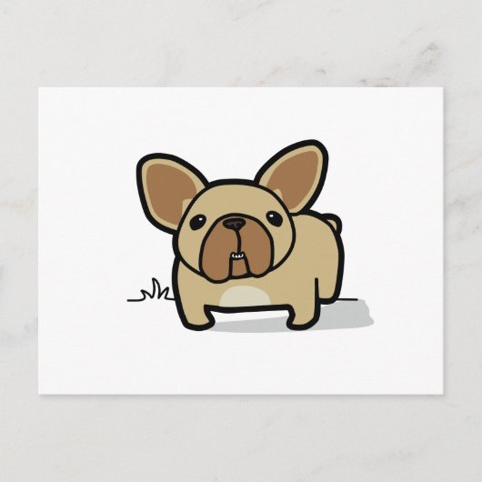 Fawn Frenchie Briefkaart (Voorkant)