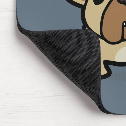 Fawn Frenchie Muismat (Hoek)