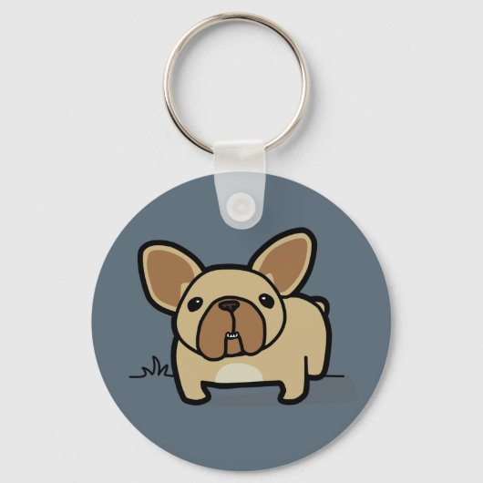 Fawn Frenchie Sleutelhanger (Voorkant)