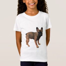 Fawn gekleurde Franse bulldog puppy T-shirt