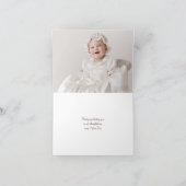 Fawn - Gepersonaliseerde religieuze bedankbriefje Bedankkaart (Binnen)