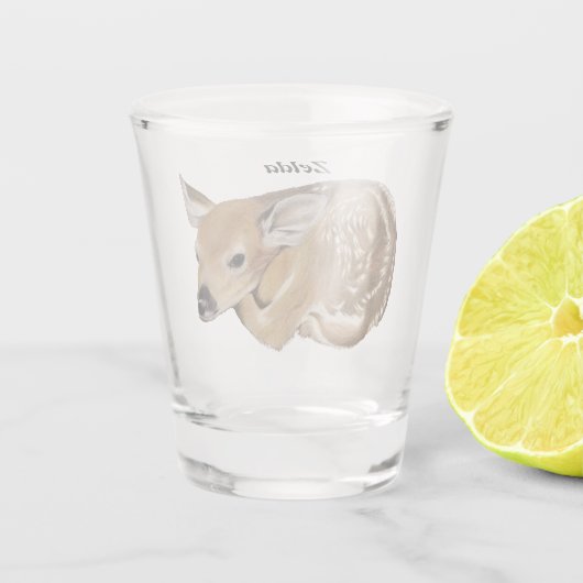 Fawn Glass Shot Glas (Achterkant)